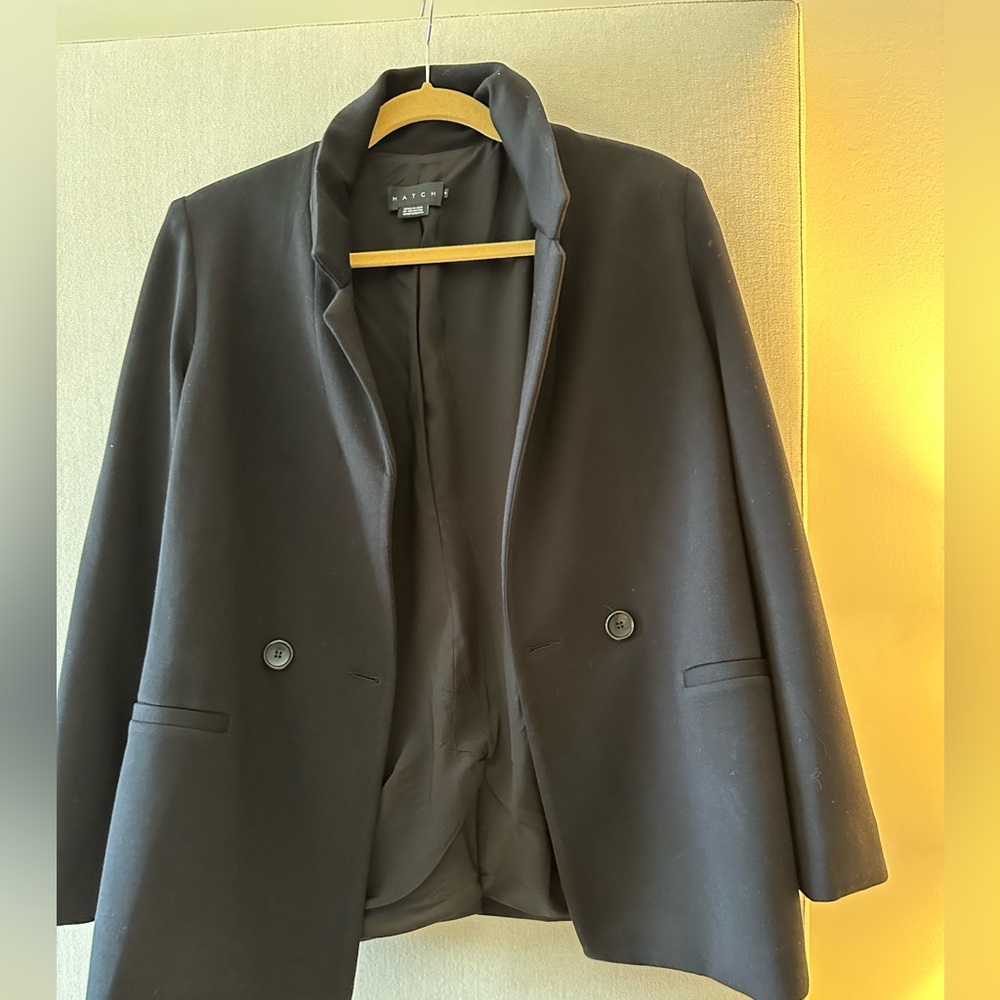 HATCH maternity black blazer